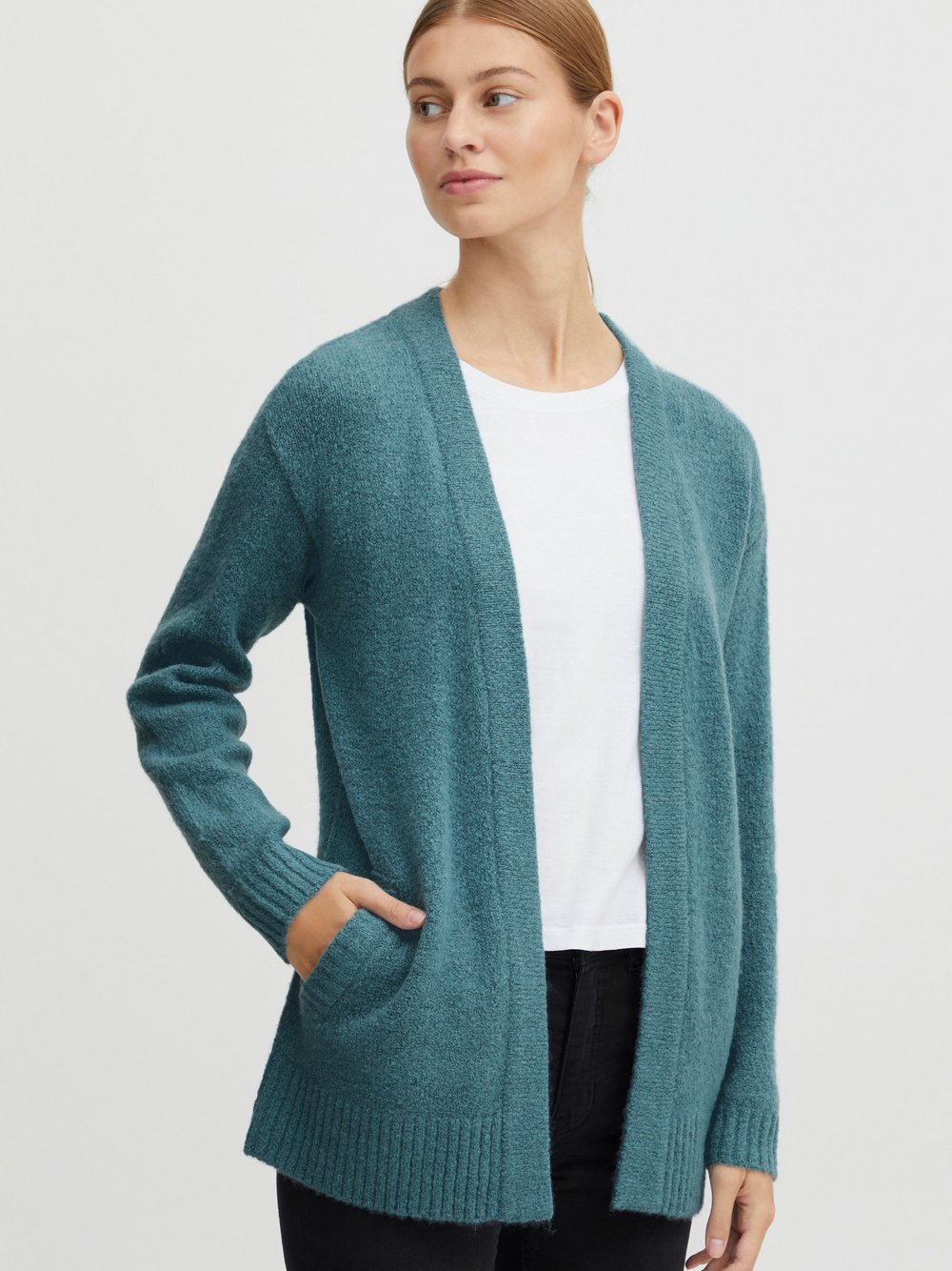 OXMO Strickjacke Damen blau, L