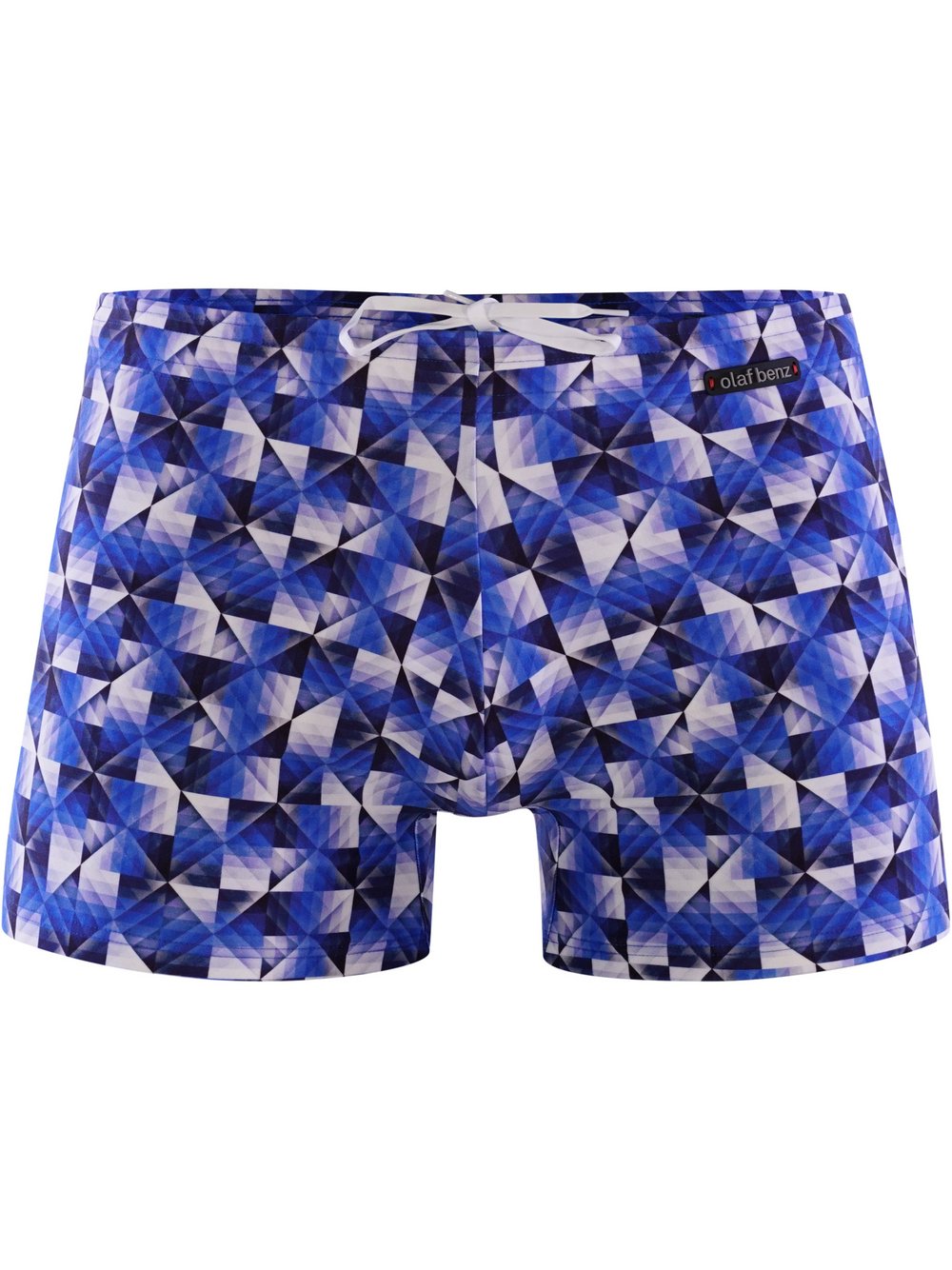 Olaf Benz Badeshorts  Herren blau gemustert, L