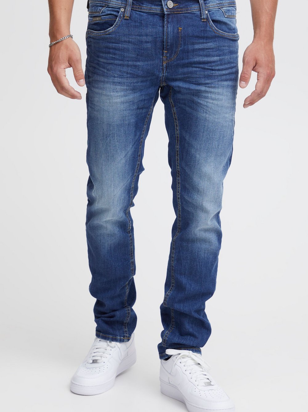 BLEND 5-Pocket-Jeans Herren Baumwolle blau, 25-32