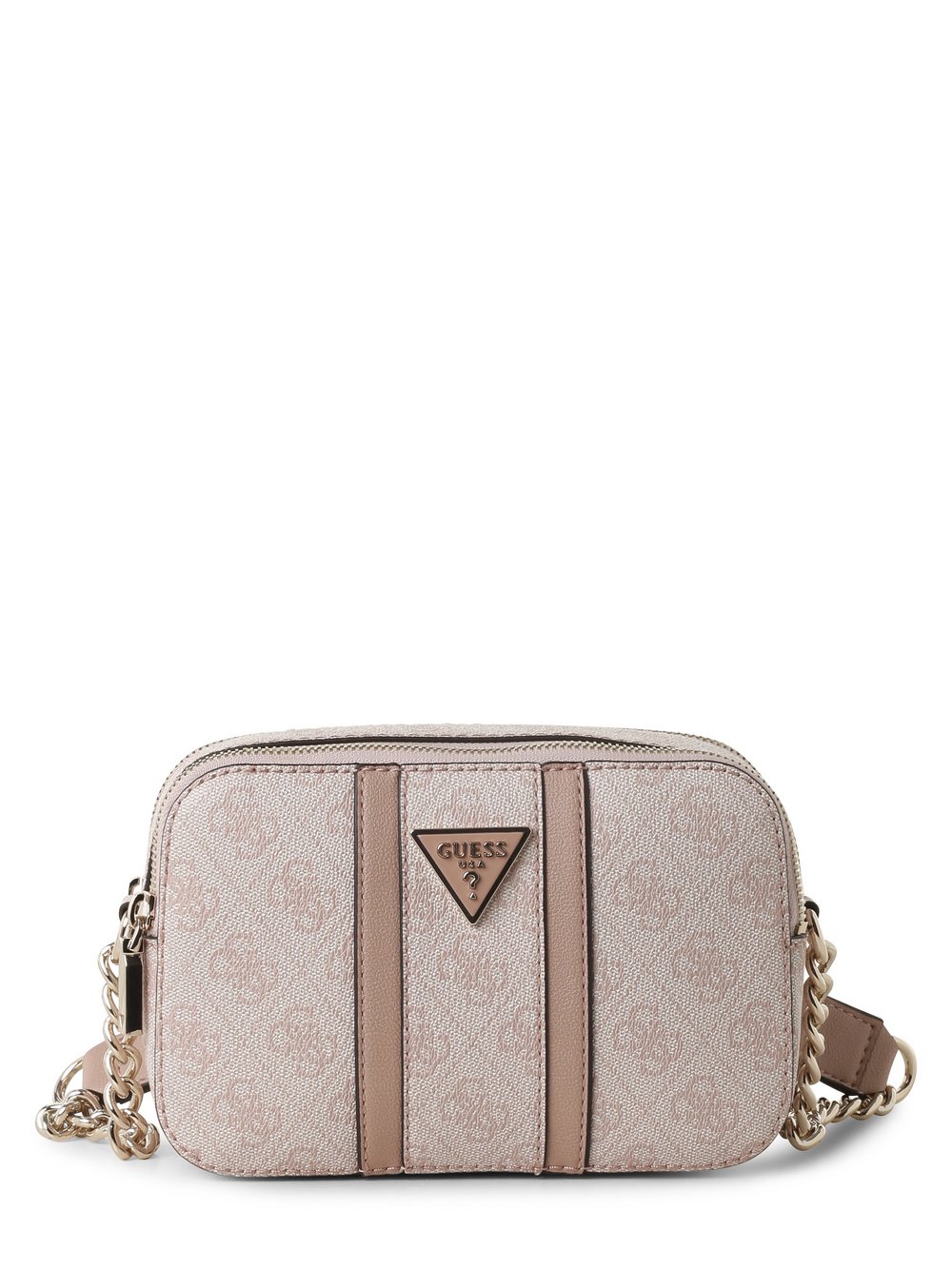 GUESS Umhängetasche Damen Kunstleder rosa gemustert, ONE SIZE