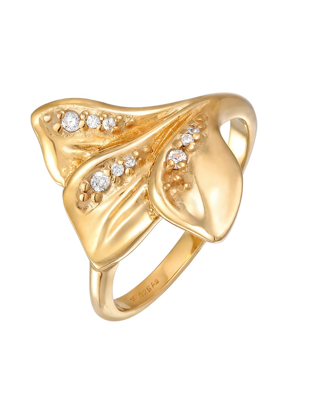 Elli Ring Damen Sterlingsilber gold, 56