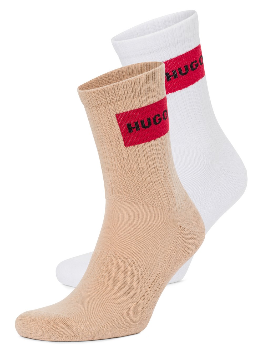 HUGO Socken 2er-Pack Damen Baumwolle mehrfarbig, 39-42