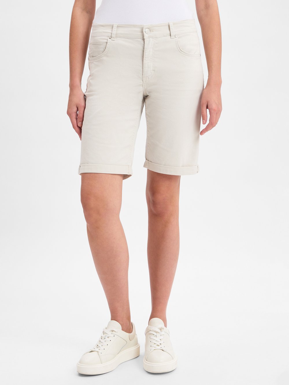 Angels Shorts Damen Baumwolle beige, 44