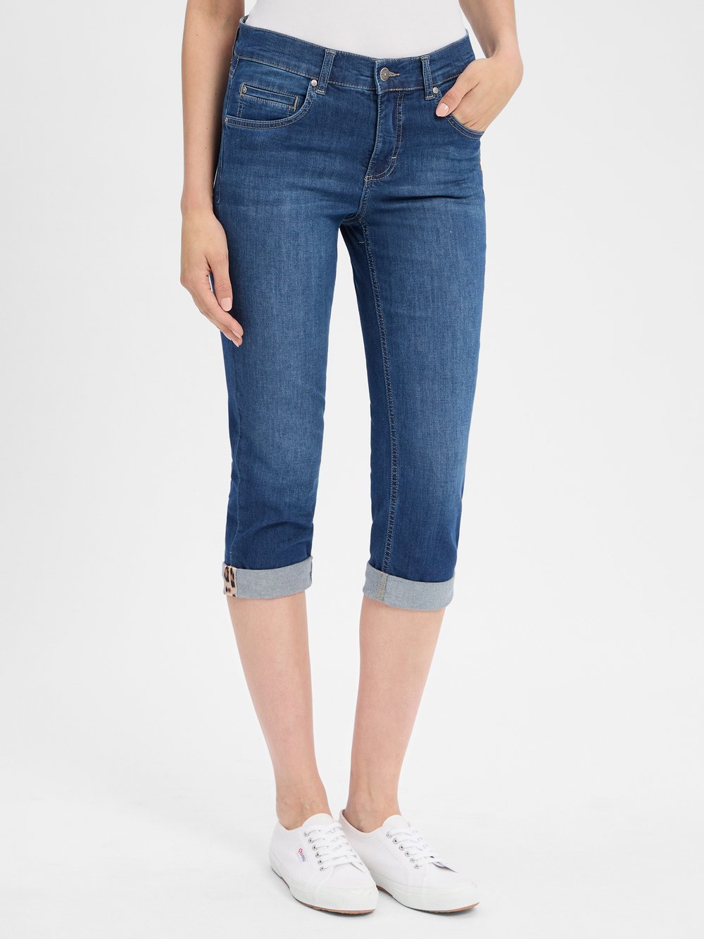 Angels Jeans Damen Baumwolle blau, 42
