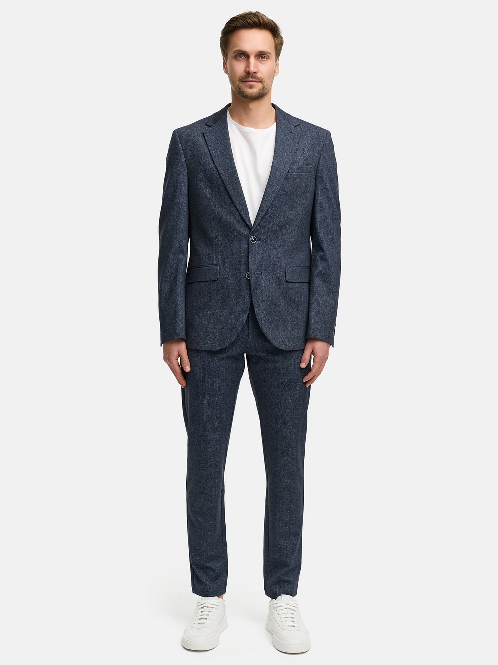 Thumbnail - Jeff Anzug 2-Teiler Herren Slim Fit blau, 48