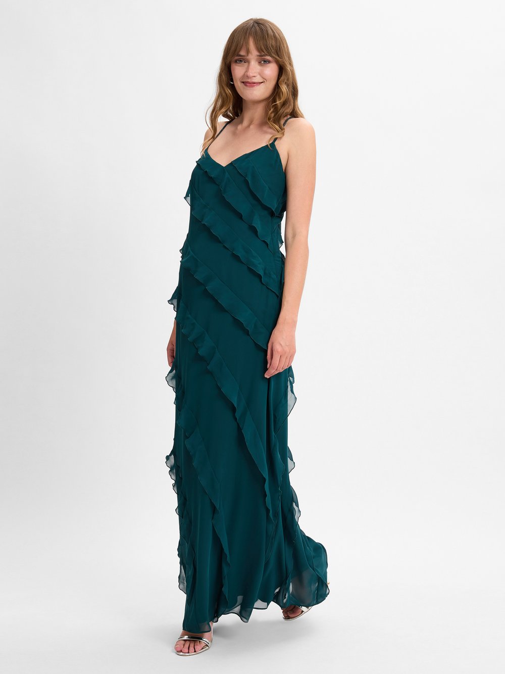 Marie Lund Abendkleid Damen grün, 36