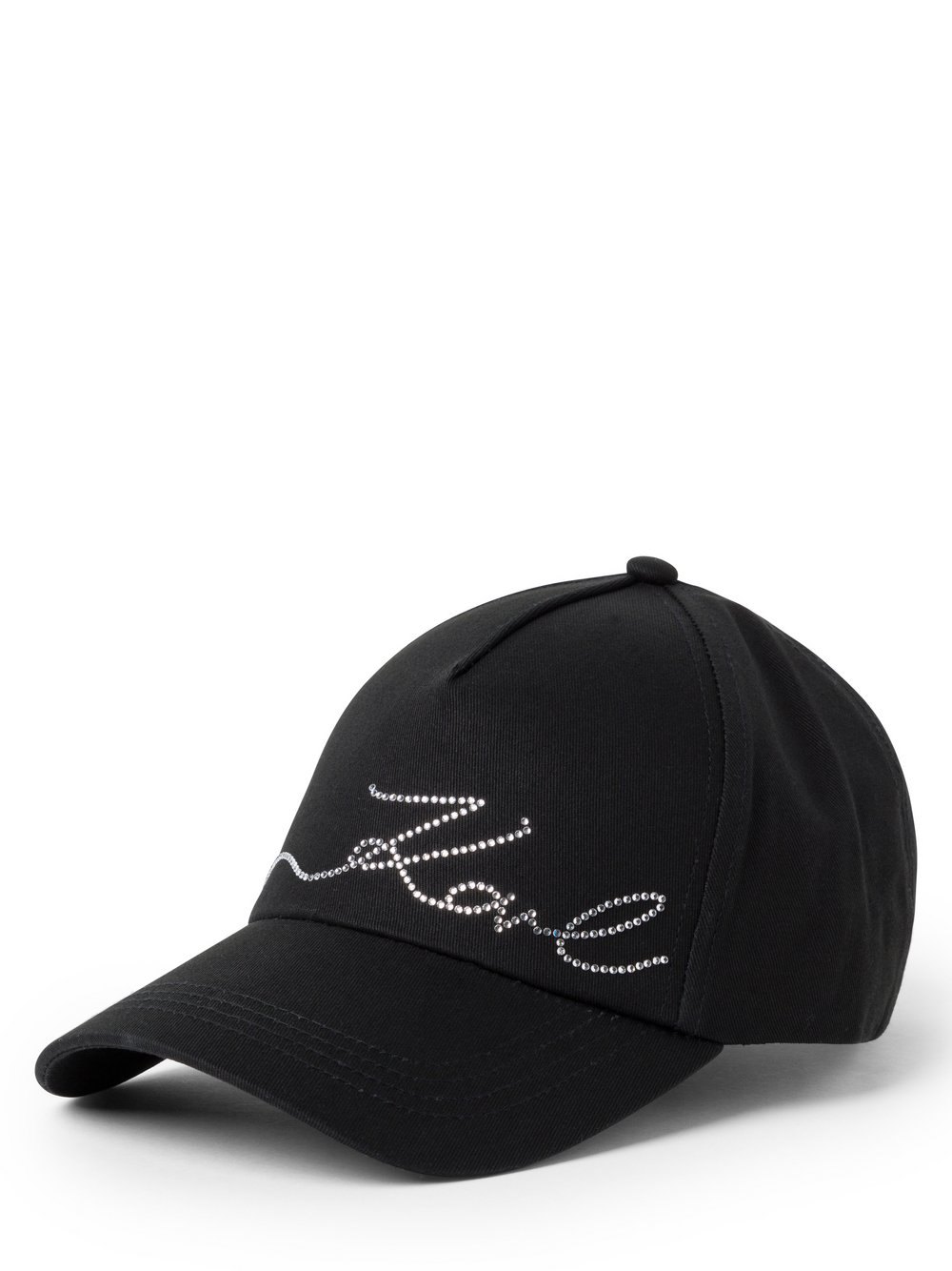 KARL LAGERFELD Cap Damen Baumwolle schwarz, ONE SIZE