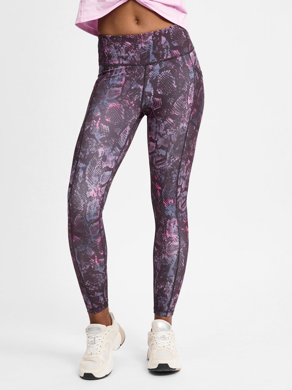 DKNY Sport Leggings Damen mehrfarbig gemustert, S