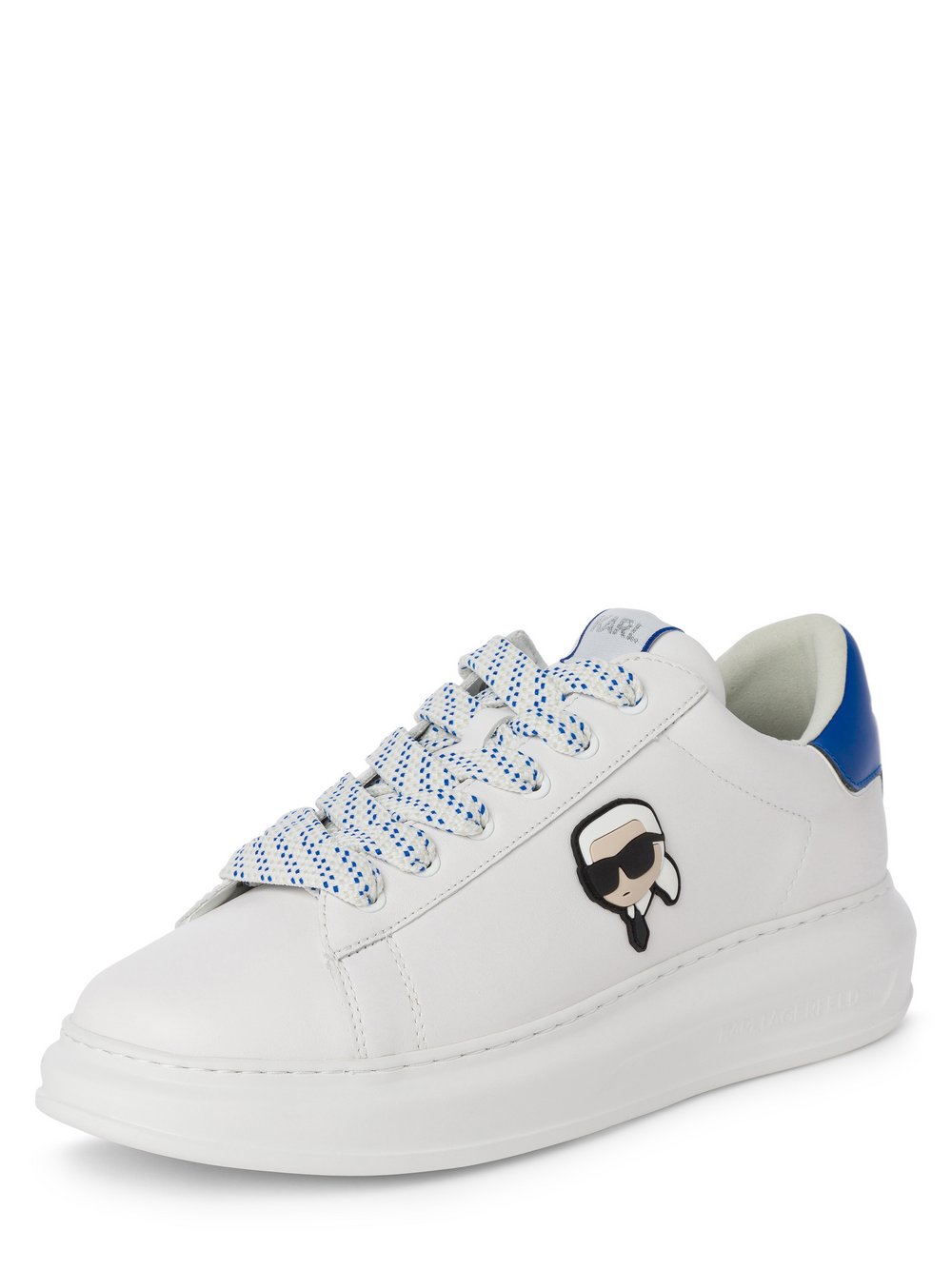 KARL LAGERFELD Sneaker Herren Leder weiß, 44