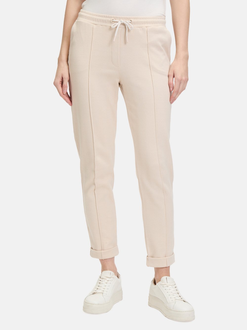 Betty & Co Schlupfhose Damen Baumwolle beige, 46