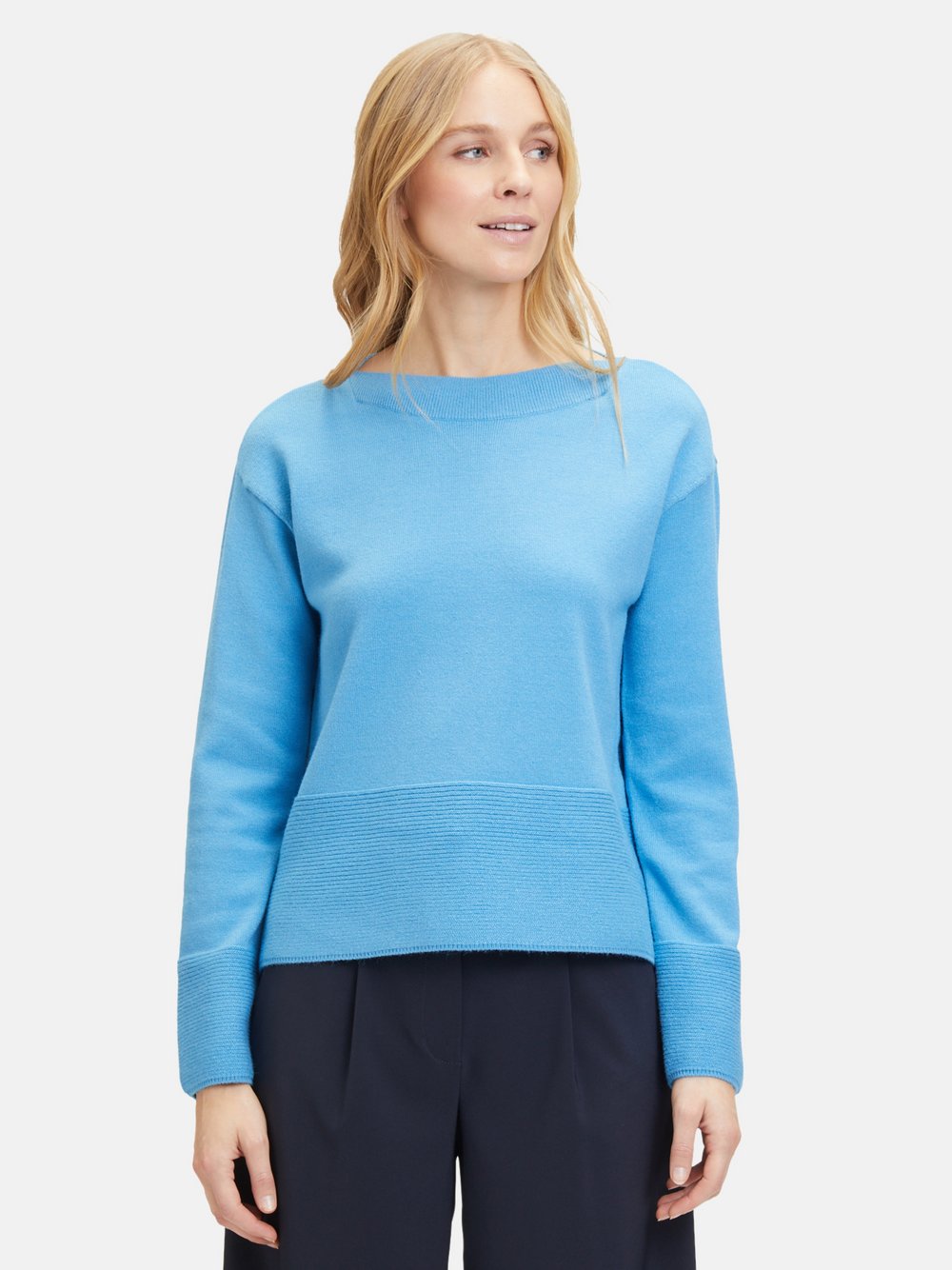 Betty Barclay Strickpullover Damen Viskose blau, 48