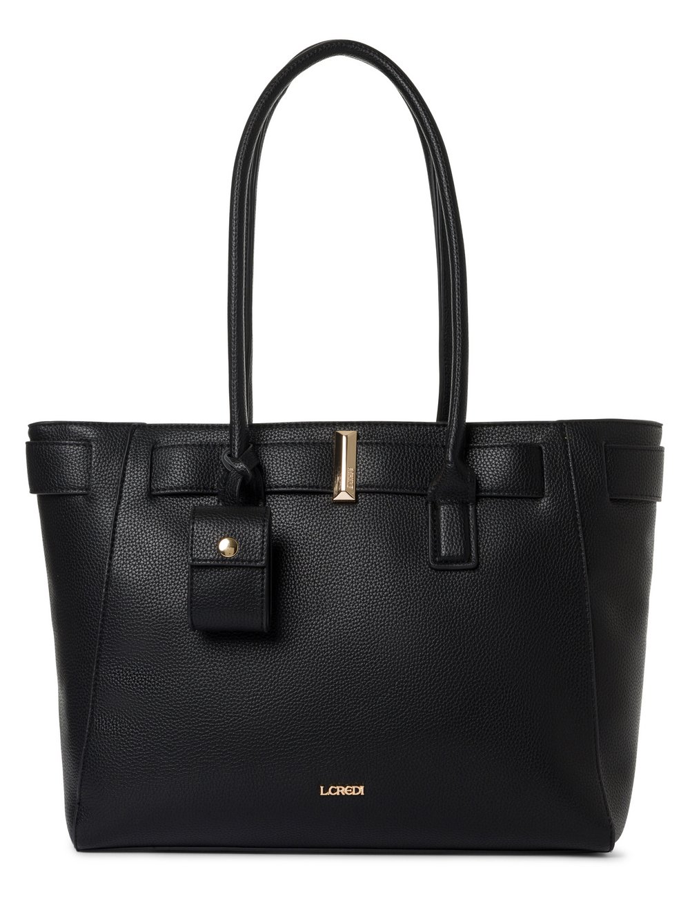 L.Credi Shopper Damen Kunstleder schwarz, ONE SIZE