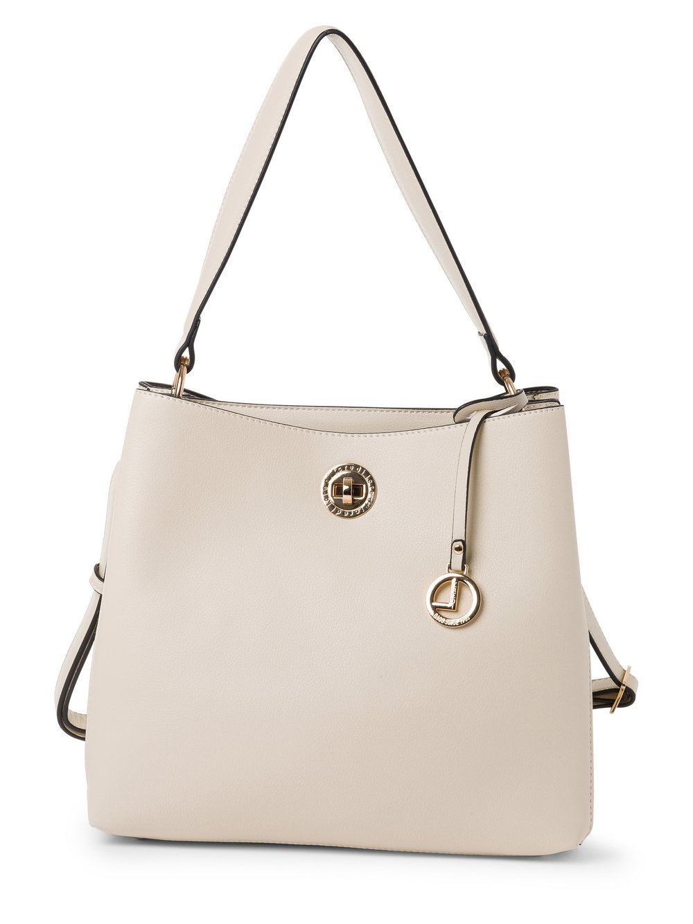 L.Credi Shopper Damen Kunstleder beige, ONE SIZE