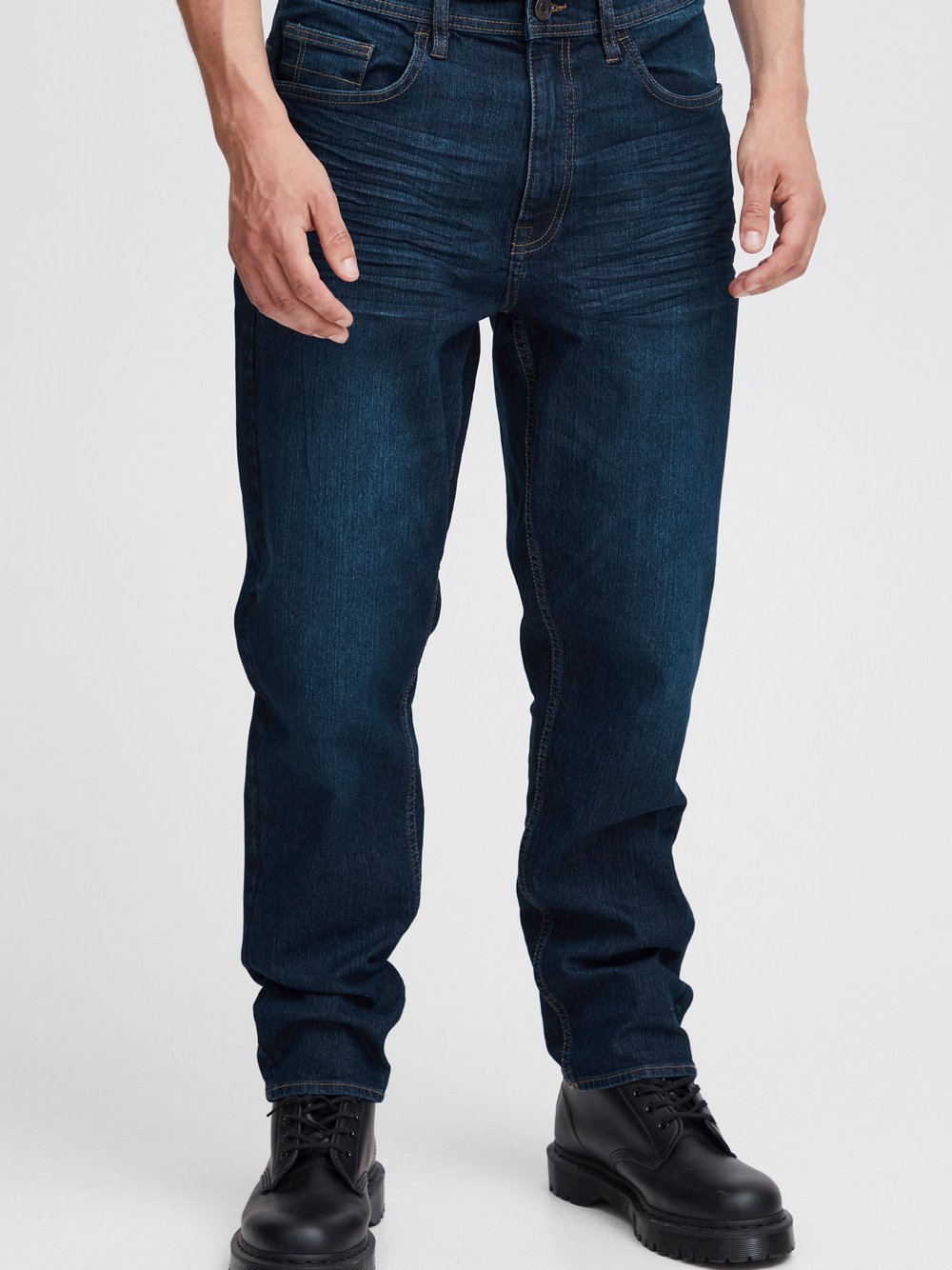 11 Project 5-Pocket-Jeans Herren Baumwolle blau, 32-34