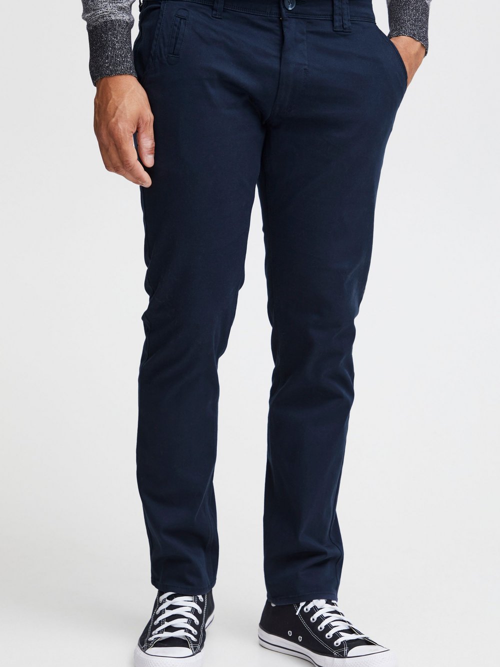 BLEND Chinohose Herren Baumwolle blau, 30-34