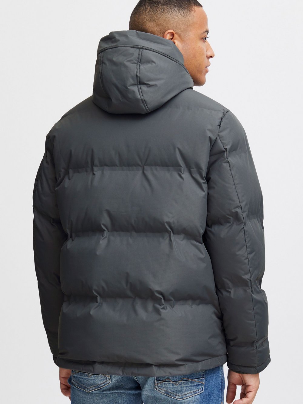11 Project Steppjacke Herren grau, M