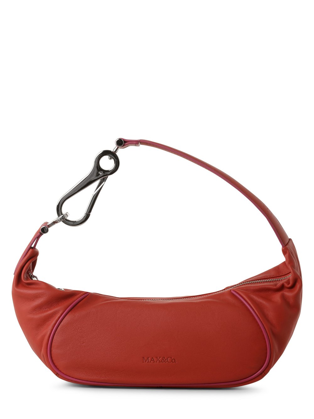 MAX&Co. Handtasche aus Leder Damen rot, ONE SIZE