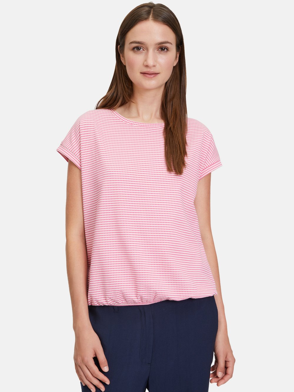 Betty & Co Casual-Shirt Damen Baumwolle rosa, L