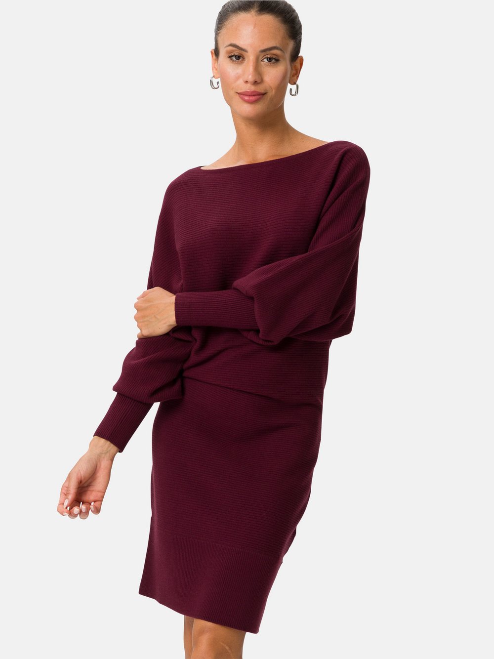 zero Strickkleid Damen Viskose rot, 38