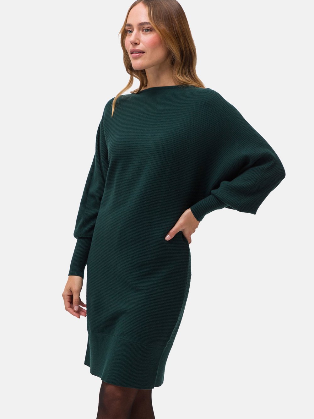 zero Strickkleid Damen Viskose grün, 42