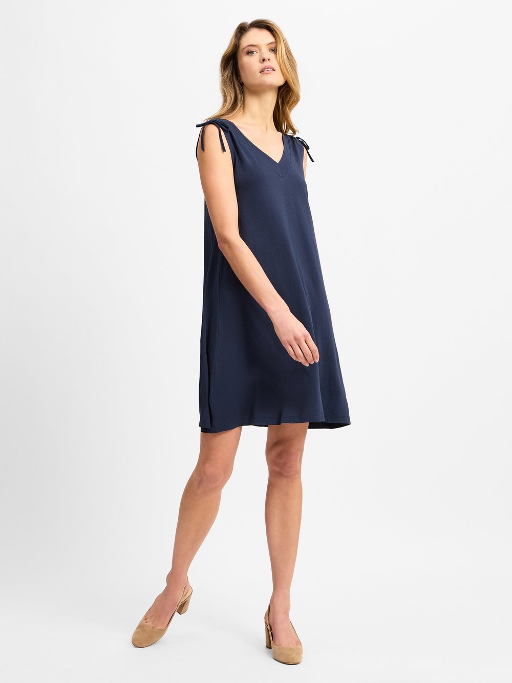 s.Oliver Kleid Damen Baumwolle blau, 34