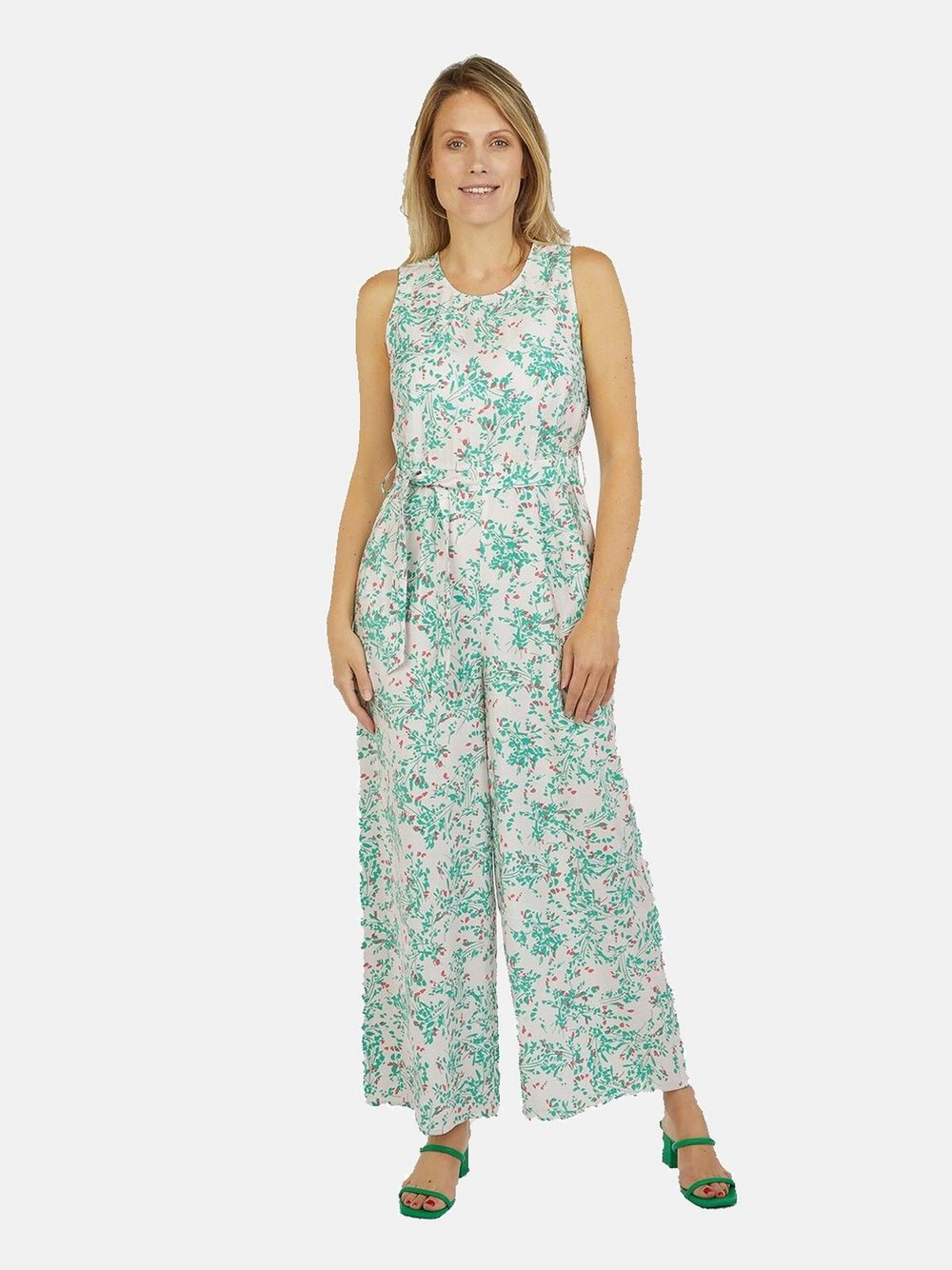 Lovely Sisters Jumpsuit Damen Viskose mehrfarbig gemustert, 36