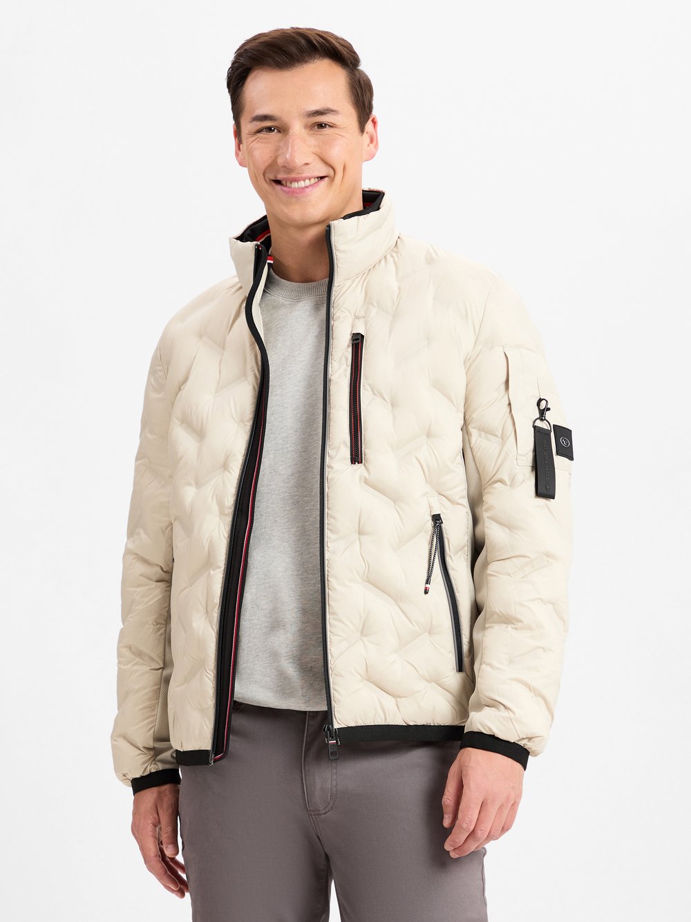 Tom Tailor Steppjacke Herren beige, L