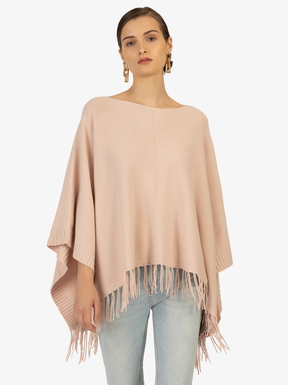 Kraimod Poncho Damen Viskose pink, L