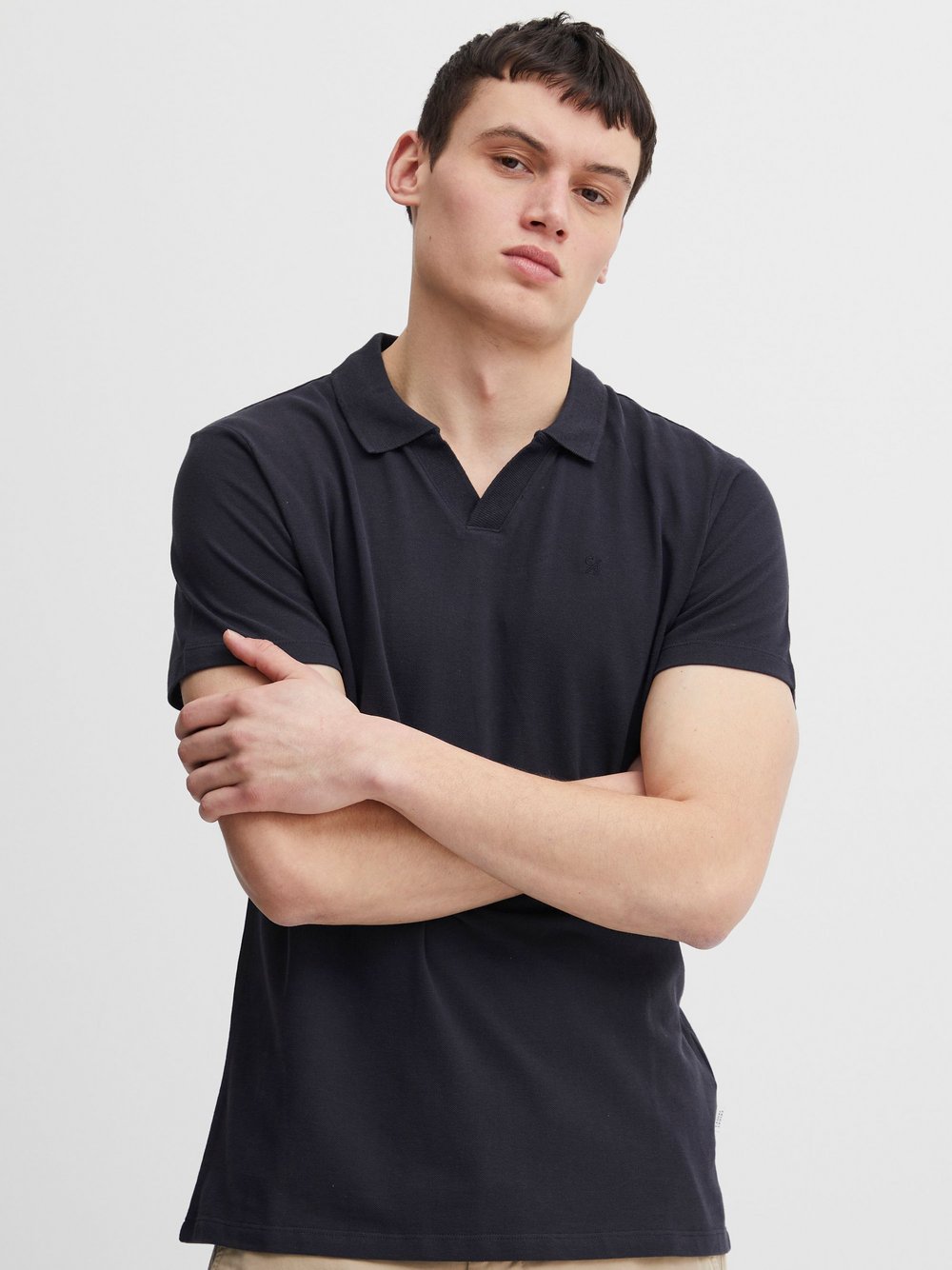 CASUAL FRIDAY Poloshirt Herren Baumwolle blau, M