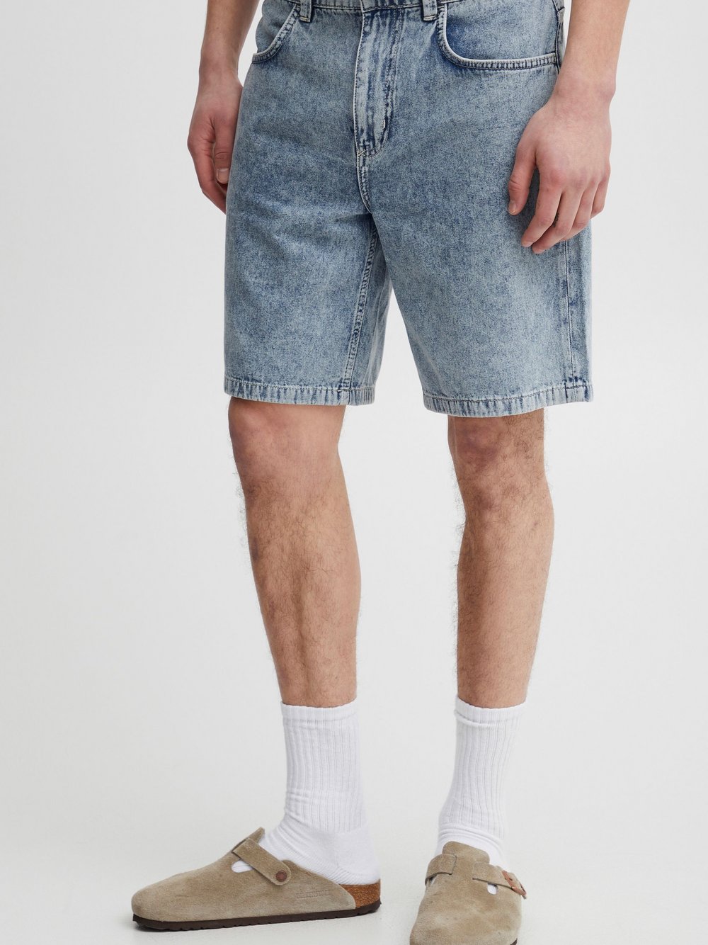 CASUAL FRIDAY Jeansshorts Herren Baumwolle blau, S