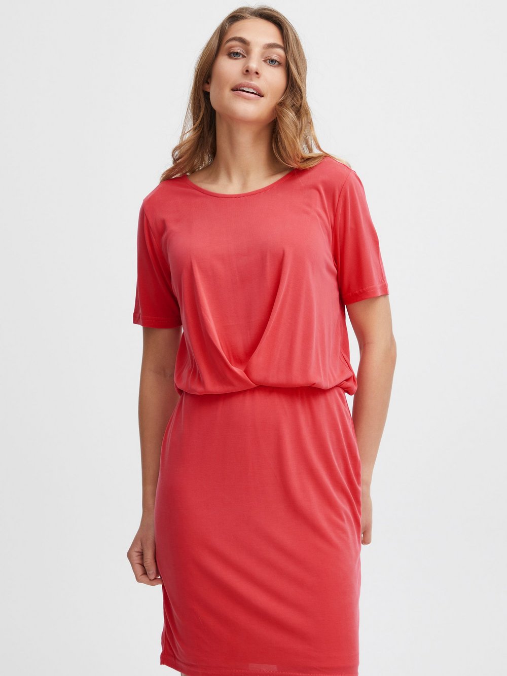 fransa Jerseykleid Damen rot, XXL