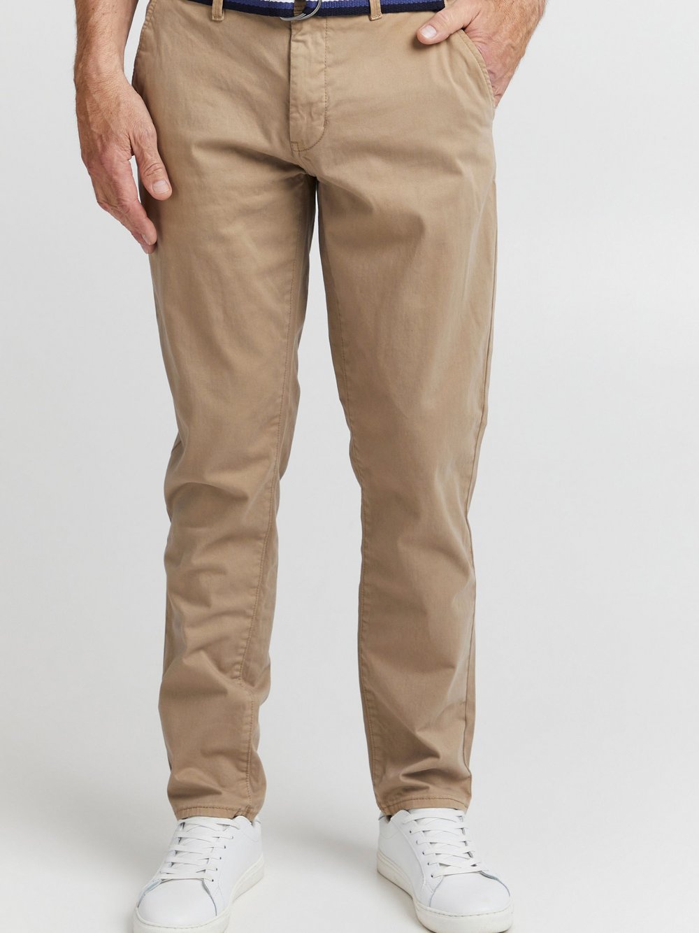 FQ1924 Chinohose Herren Baumwolle beige, 34-34