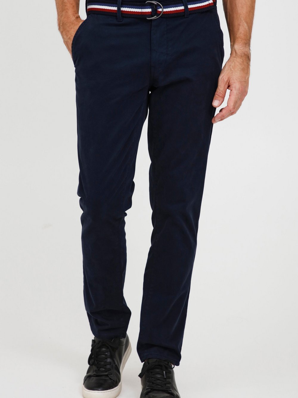 FQ1924 Chinohose Herren Baumwolle blau, 30-34