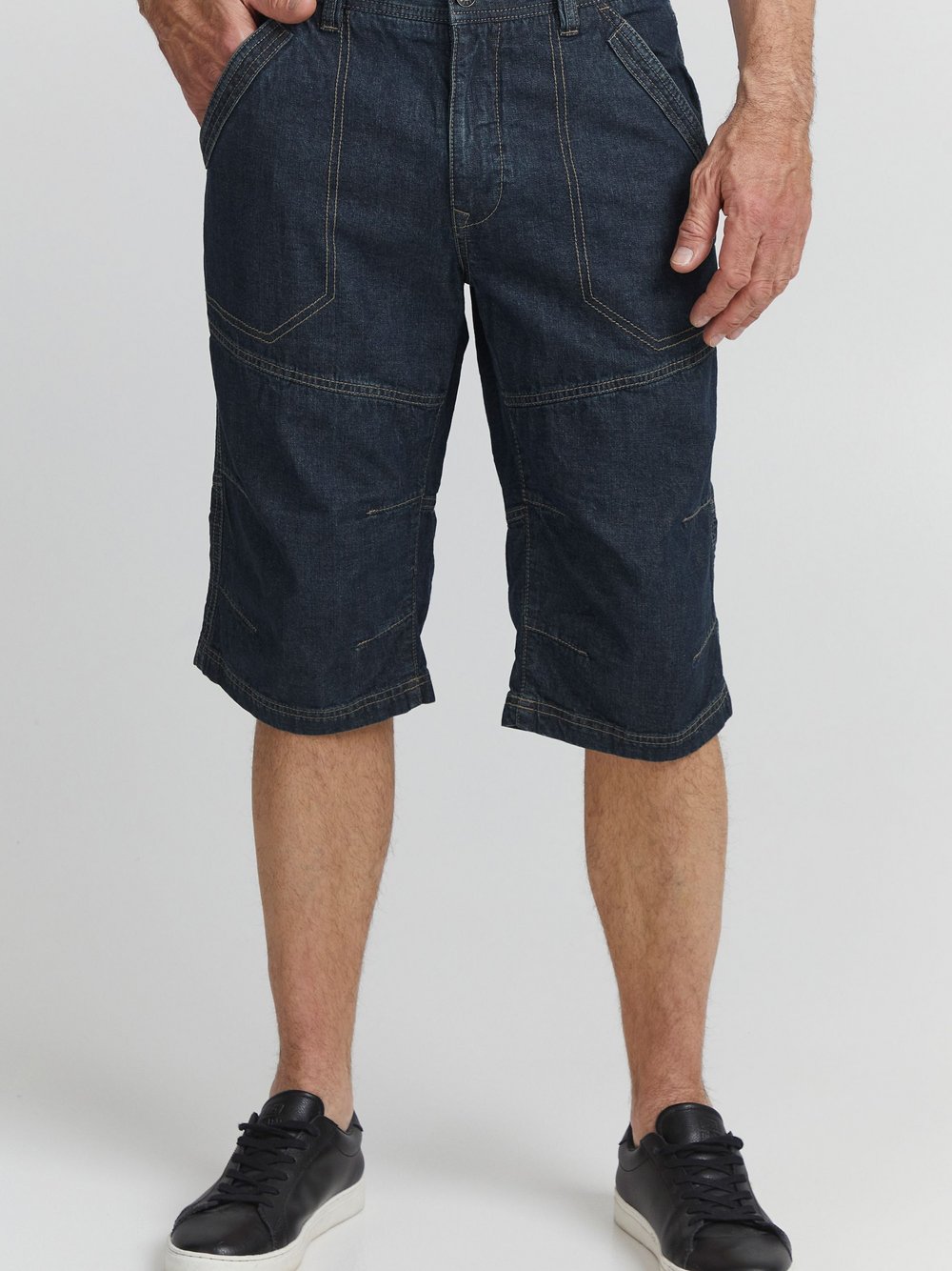 FQ1924 Chinoshorts Herren Baumwolle blau, L