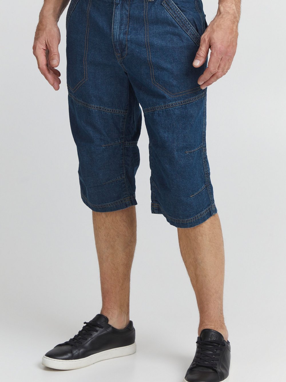 FQ1924 Chinoshorts Herren Baumwolle blau, XXXL