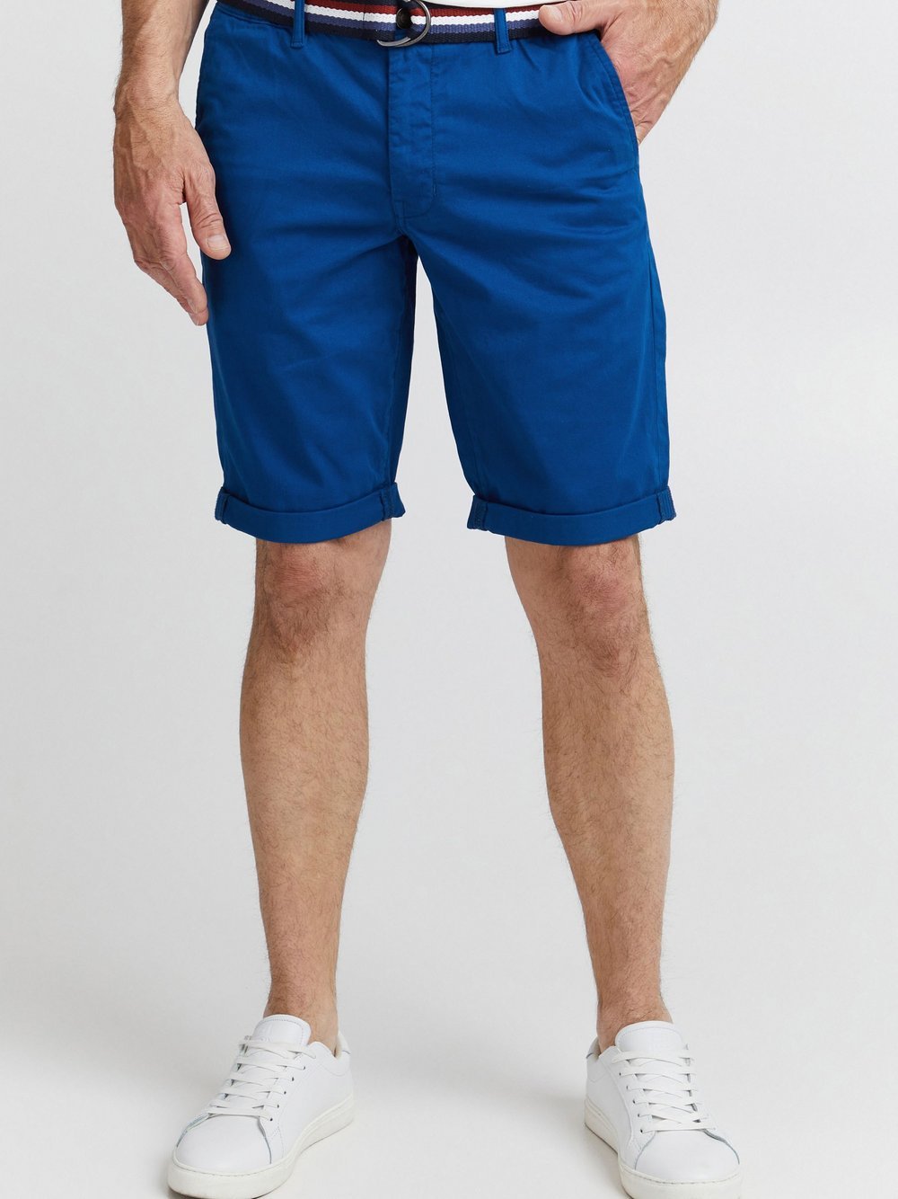 FQ1924 Chinoshorts Herren Baumwolle blau, XXXL