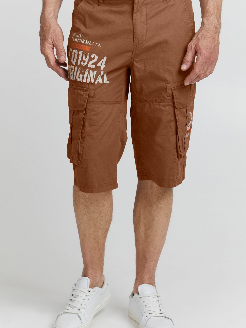 FQ1924 Cargoshorts Herren Baumwolle braun, XXXL