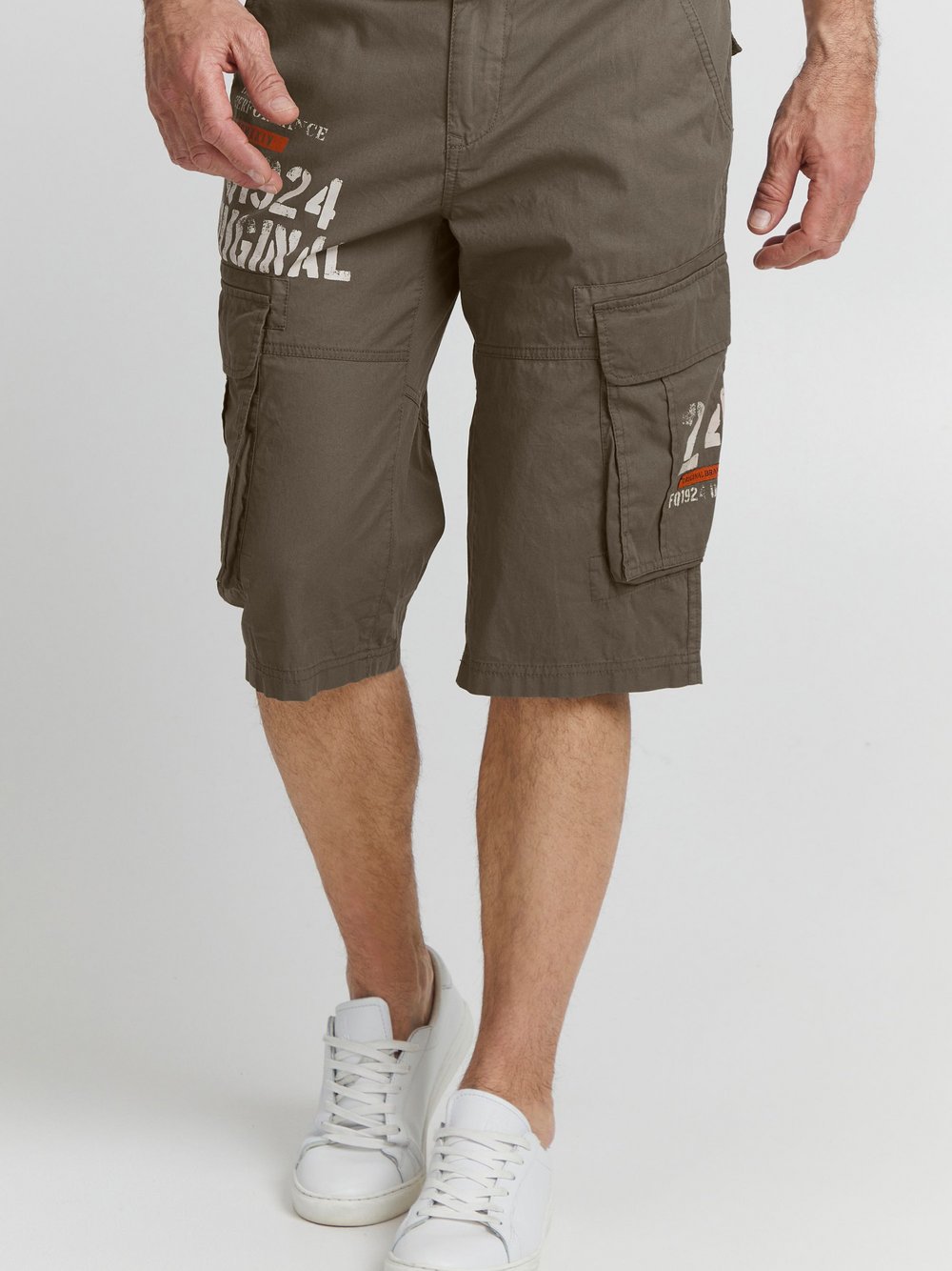 FQ1924 Cargoshorts Herren Baumwolle grün, XXL