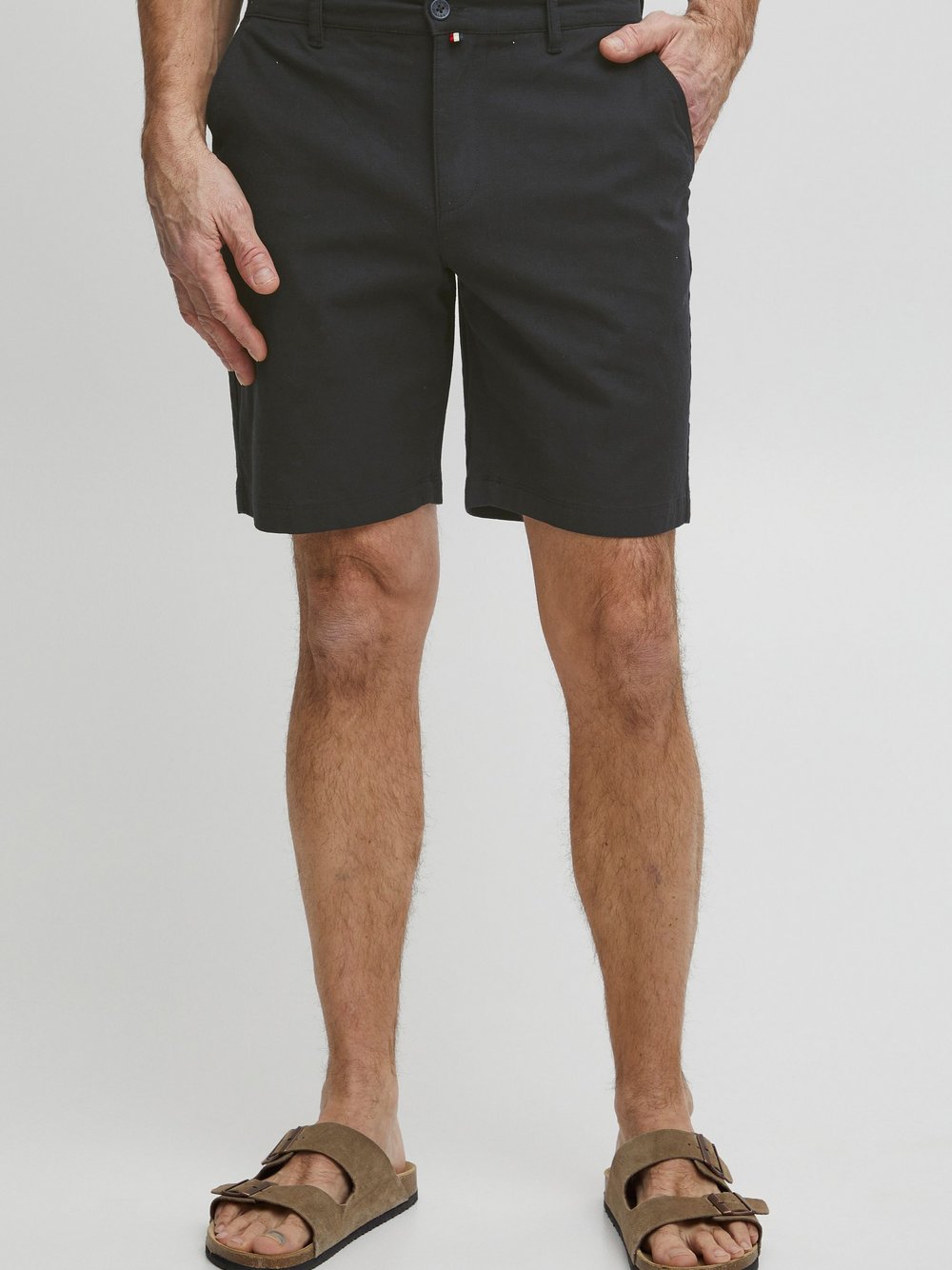 FQ1924 Chinoshorts Herren Baumwolle schwarz, L