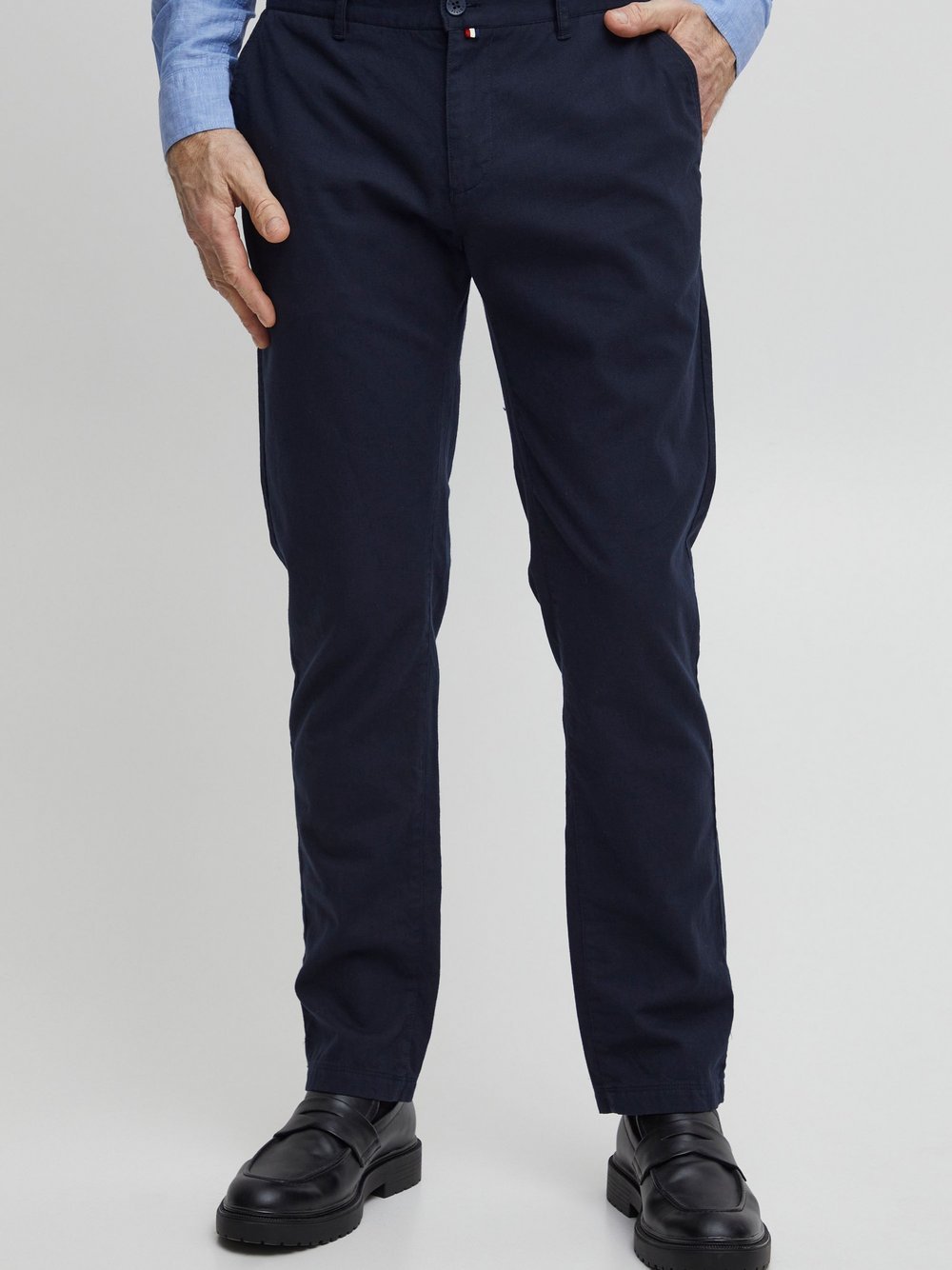 FQ1924 Stoffhose Herren Baumwolle blau, 30-34