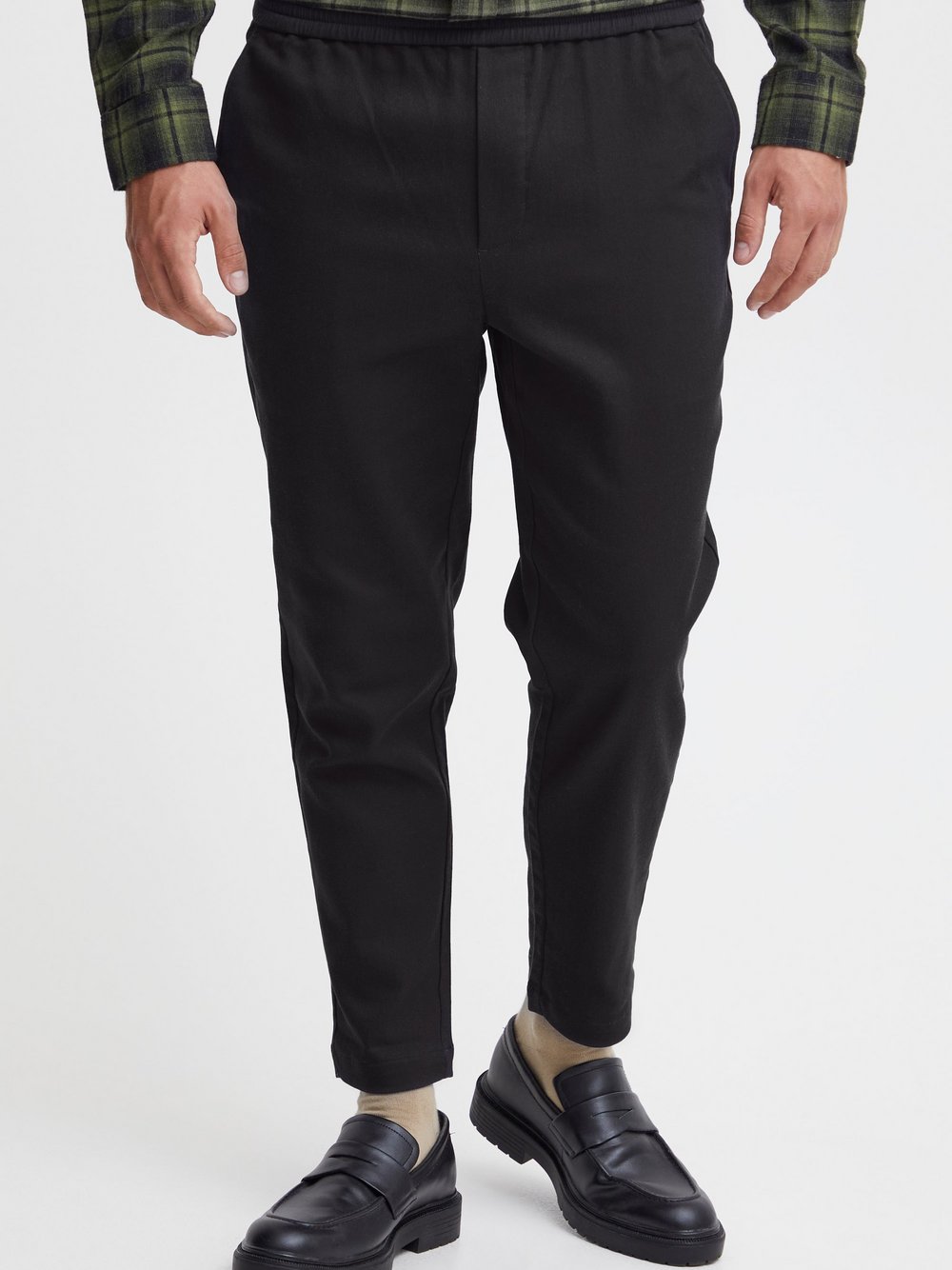 CASUAL FRIDAY Stoffhose Herren Baumwolle schwarz, 44-32