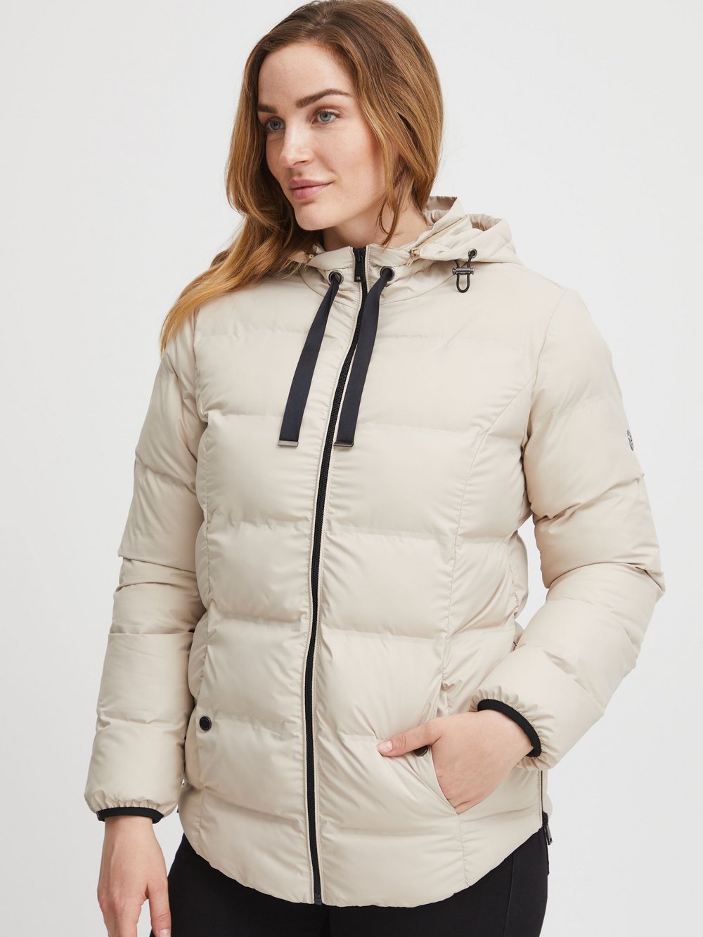 fransa Steppjacke Damen beige, XXL