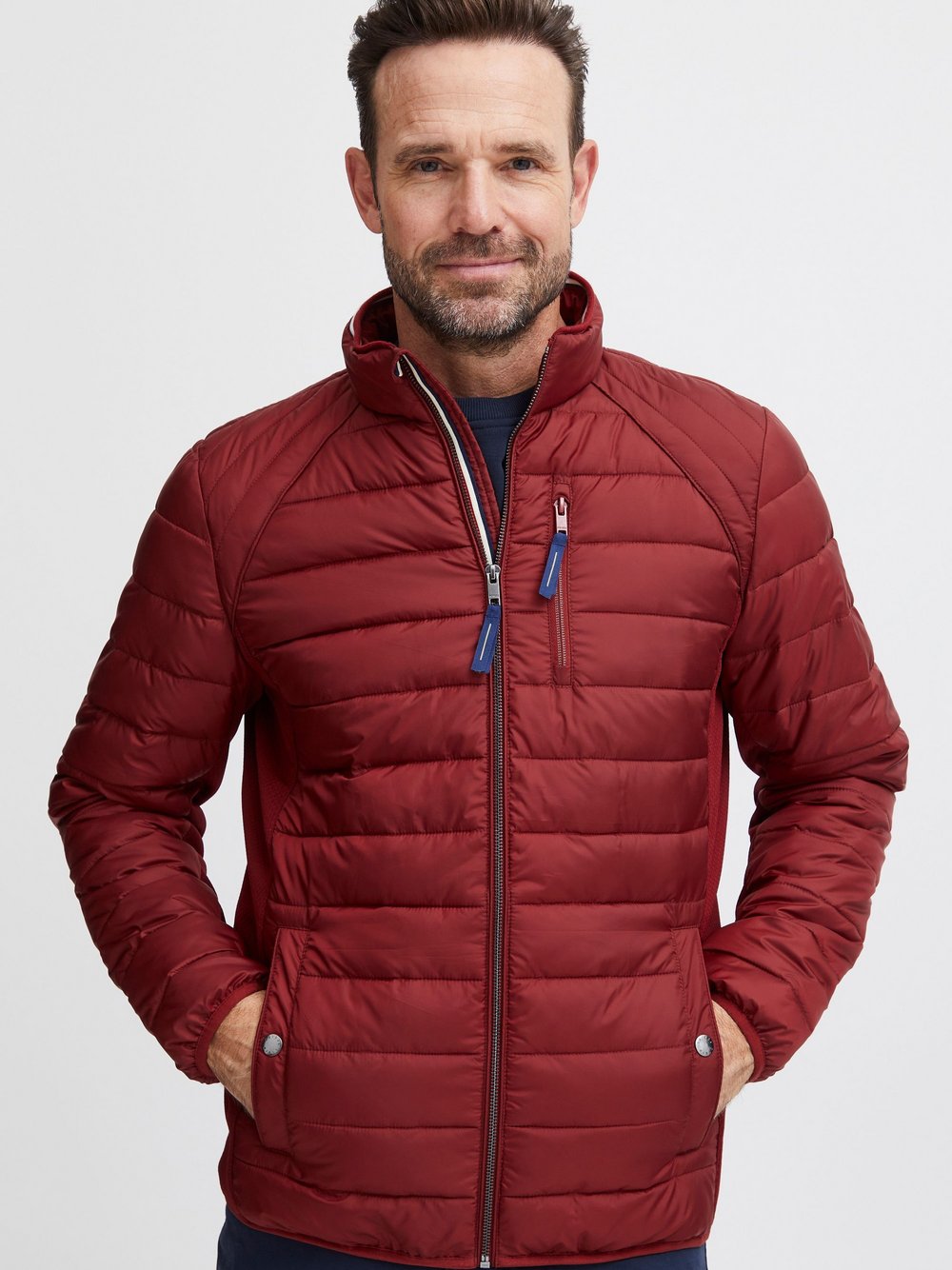 FQ1924 Steppjacke Herren rot, XXL