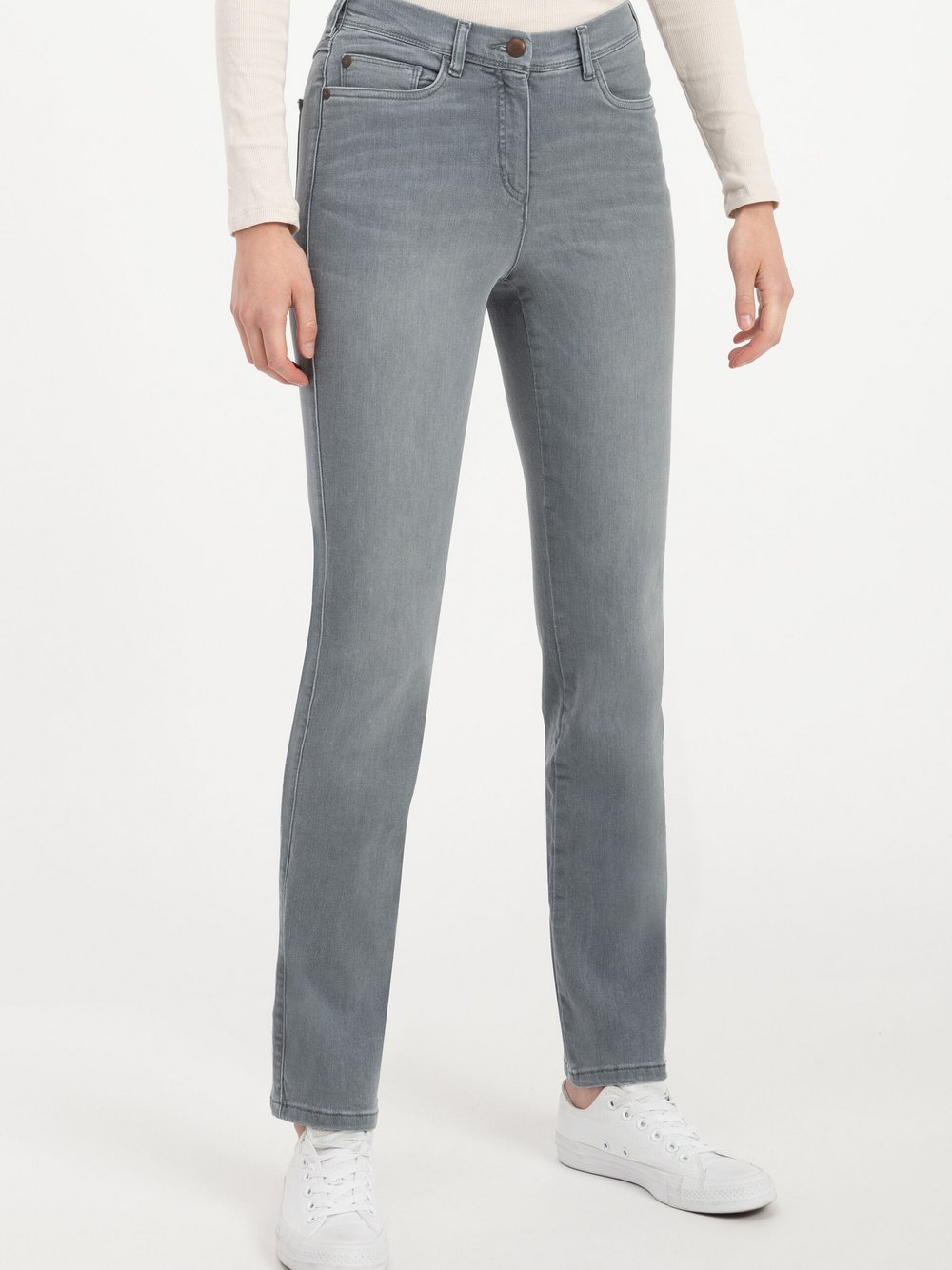 RECOVER pants Hose Damen Baumwolle grau, 44