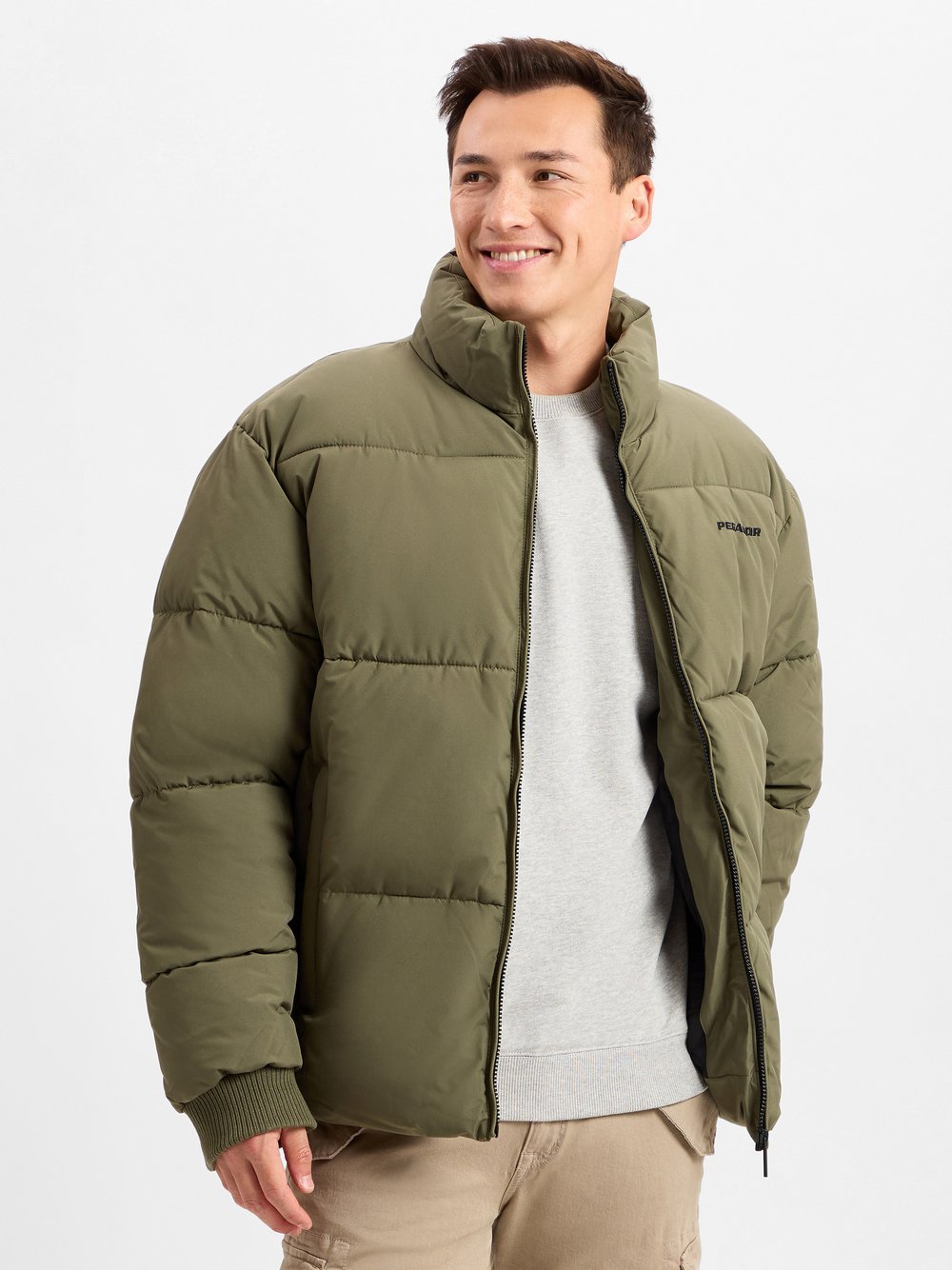 PEGADOR Steppjacke Herren grün, M