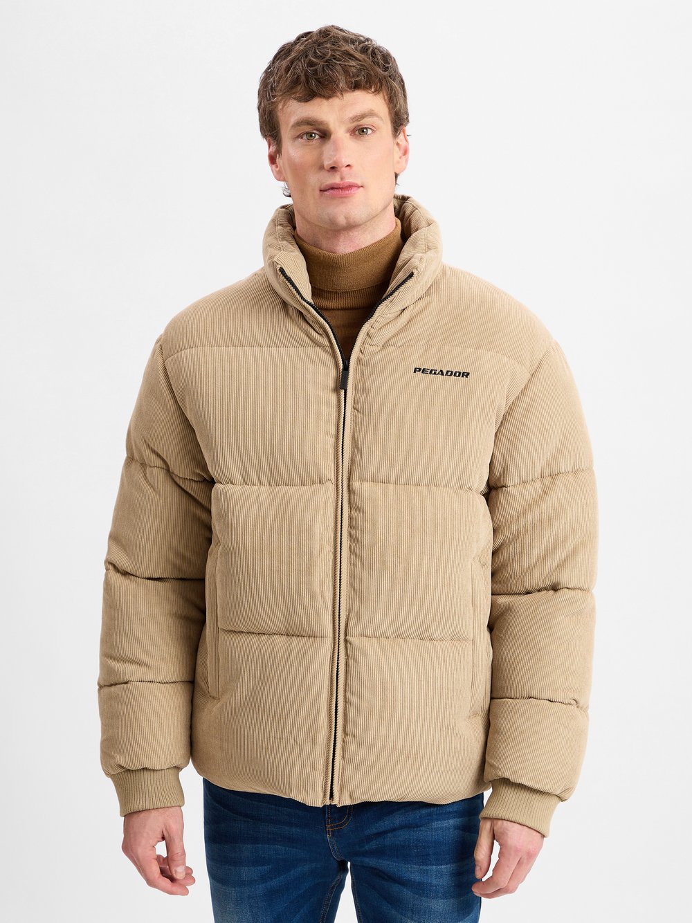 PEGADOR Steppjacke Herren beige, S