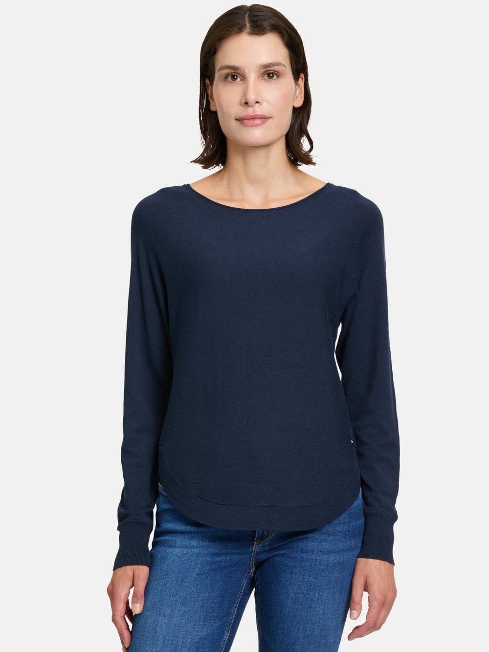 Betty & Co Feinstrickpullover Damen Viskose blau, 38