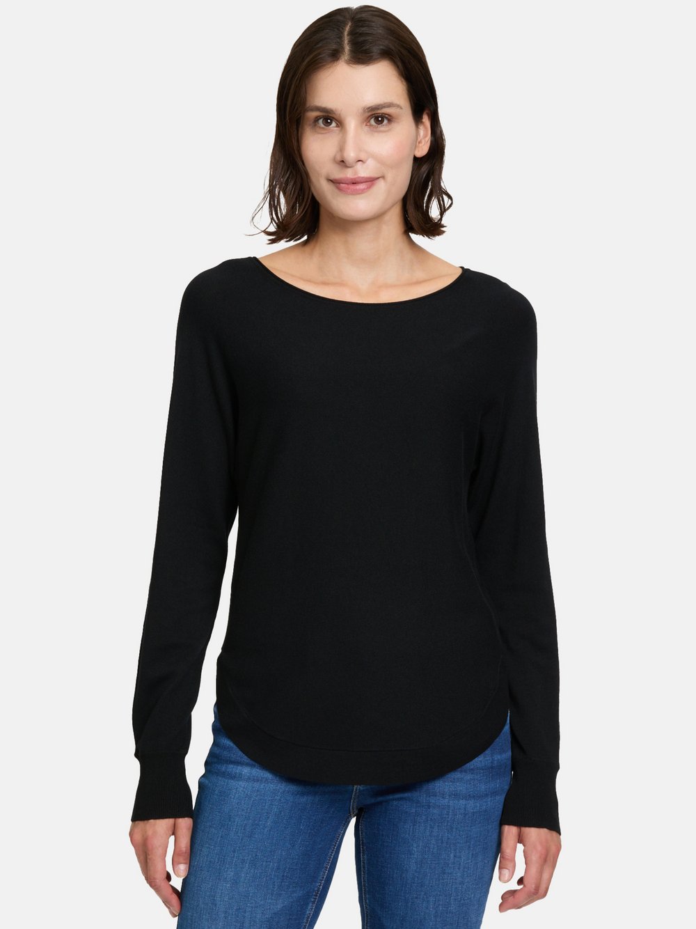 Betty & Co Feinstrickpullover Damen Viskose schwarz, 36