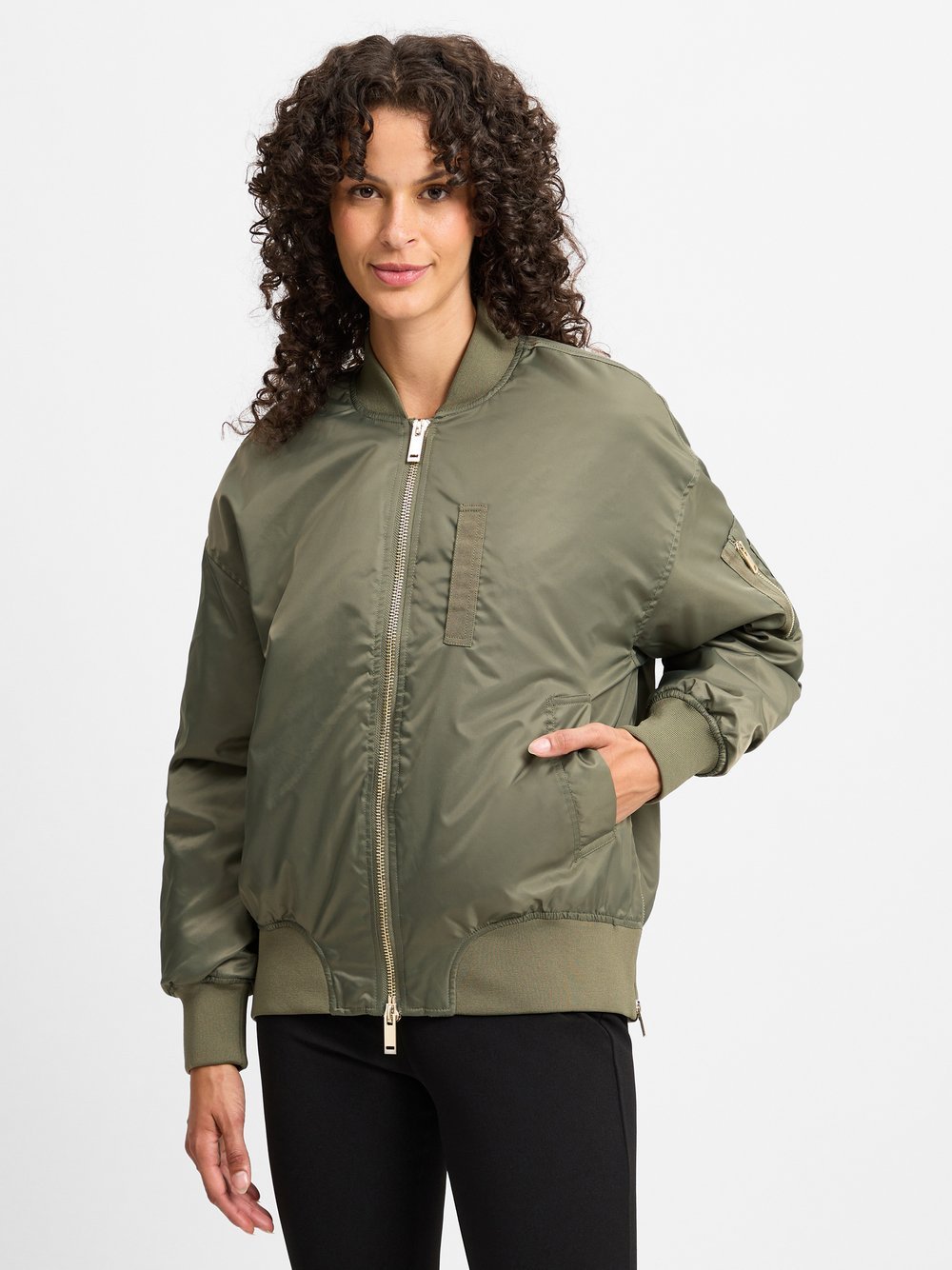 MOS MOSH Blouson Damen Polyamid grün, M