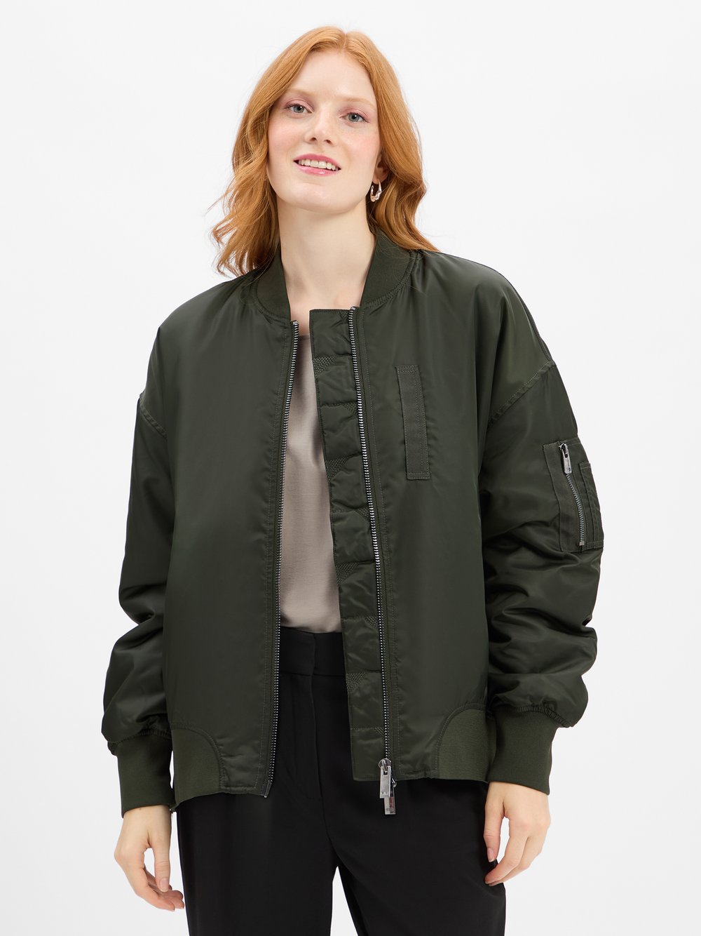 MOS MOSH Blouson Damen Polyamid grün, M